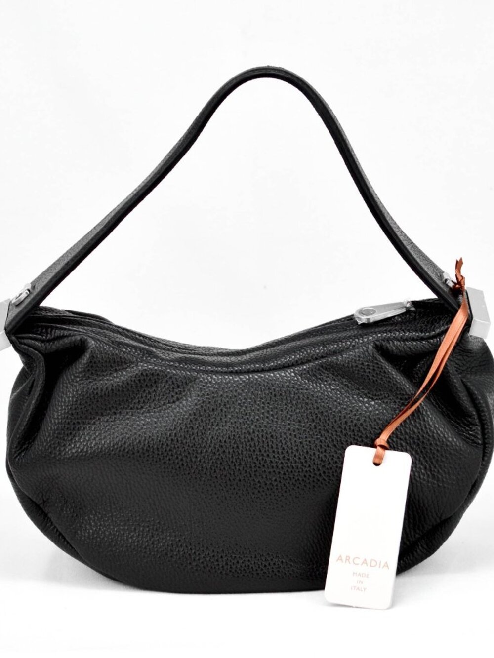 Arcadia Italian Leather Shoulder Bag, Made in Italy